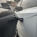 Magnetic Removable Car Door Dent Protector PU Leather Car Door Ding Protector Ding Bumper Guard for Vehicles Black(Pack of 2)