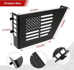 Z8 Metal Rear Door Storage Pockets Compatible with 2018-2024 Jeep Wrangler JL 4XE JLU Rubicon Sport Sahara Gladiator JT Door Side Insert Organizer Storage Box Accessories