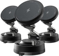 HyperMount Pro Phone Mount, Magnetic Phone Holder, 15W Wireless Charging, MagSafe Car Mount, Works on Smooth & Lightly Textured Surfaces, iPhone and Android Compatible, Charging Cable Included