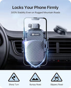 Car Phone Holder, 2026 Military-Grade 89lbs Strongest Suction Phone Holders for Your Car Dashboard/Windshield/Vent Easy Clamp Car Phone Mount Stand for iPhone 17 16 15 14 13 Pro Max Samsung