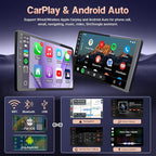 2+32GB Upgrade Android Radio for Honda Civic 2006-2011 with Carplay Android Auto, 10.1" Touchscreen Head Unit for Honda Civic with in-Dash GPS, BT, WiFi, SWC, FM + Camera- Fit Large Screen