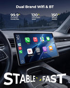 LAMTTO Extra Large 11 Inch Carplay Screen for Car, Built-in YouTube/TikTok Entertainment Video APPs, Backup Camera, Wireless Car Play and Android Auto Screen with Navigation/Voice Assistant/OTA Update