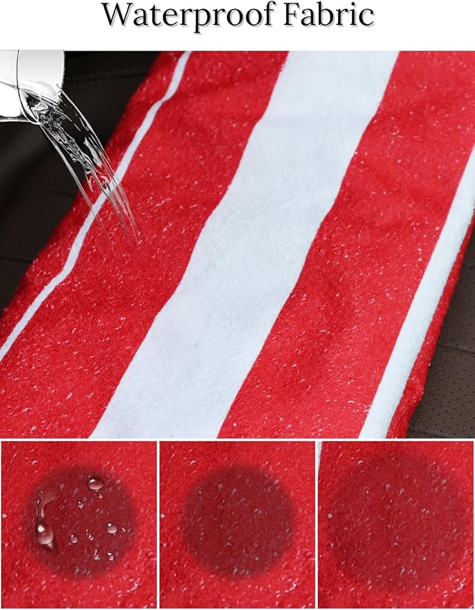 Terry Cloth seat Cover Universal Waterproof Car Sport Towel Seat Cushion Non-Slip Sweat-Absorbent Towel Cloth Suitable for Gym Workout, Universal Fit for Car SUV Van-Flag