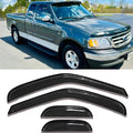 Side Window Visors rain Guards Compatible with 1997-2003 Ford F150 Extended/Super Cab, 1997-1999 Ford F250 Light Duty Extended/Super Cab,Window Vent Sun Shade Truck Accessories