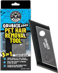 Grubbie Edge Pet Hair Removal Tool – Reusable Pet Hair & Lint Remover for Car Interiors, Upholstery, Carpets, Seats, and Home Furniture – Removes Embedded Hair & Fur Fast
