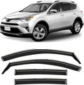 in-Channel Incredibly Durable Rain Guards Compatible with Toyota RAV4 2013-2018, Original Window Deflectors, Vent Window Visors, Vent Deflector, 4 pcs. - 613152