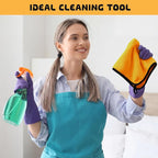 100 Pcs Yellow Microfiber Towels: 16"x16" Microfiber Drying Towels Bulk Micro Fiber Car Cleaning Cloth for Cars Drying Washing Polishing Cleaning Household Supplies