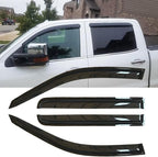 4pcs Original Shatterproof Window Wind Deflectors for 14-18 Silverado/Sierra 1500,15-19 2500/3500,19-24 4500,5500,6500,CV515 Crew,Rain Guards,Nice Looking Window Visors for Cars,Vent Deflector 94536