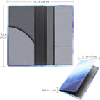 Premium Car Registration & Insurance Card Holder with Magnetic Shut, Vehicle Glove Box Car Organizer - For Documents, Cards, License (Marble)