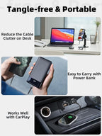 USB C Cable Fast Charging, 2Pack 1FT USB A to USB C Charge Cable, Short USB Type C Charging Cord Compatible with iPhone 17/16/15/Samsung Galaxy S20 S10/Google/Plus Note 10 9 8