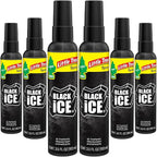 Car Air Freshener | Spray Provides a Long-Lasting Scent for Auto or Home | On-the-go Freshness | Black Ice, 6 Air Fresheners