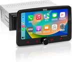 BVCP9700A-FL Single DIN Car Stereo Wireless Apple CarPlay, Android Auto, 7 Inch Touchscreen, Bluetooth, AM/FM Radio Receiver