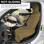 Waterproof Seat Cover Towel, 2PCS Premium Sweat Carseat Protector, Perfect for Universal Anti-Slip Car Truck SUV Seat, Great for Surfing Yoga Gym Workout, Brown