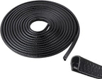 Car Door Edge Guards 10M(32.8Ft), U Shape Rubber Door Edge Protector Trim with Built-in Metal Clips, No Adhesive Needed, Easy to Cut, Universal Fit for Most Cars Trucks SUVs (Black)