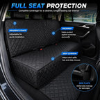 fidozen Waterproof Dog Car Seat Cover for Back Seat: Suitable for Small and Large Dogs, Hammock and Pet Protector, Backseat seat Cover (Full Bench, Extra Large(64" W))