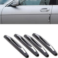 4PCS Car Door Edge Guards, Anti-Scratch Car Door Protector Trim Strip with Self Adhesive, Universal Door Guards for Cars Trucks SUVs, Exterior Car Accessories (Black)