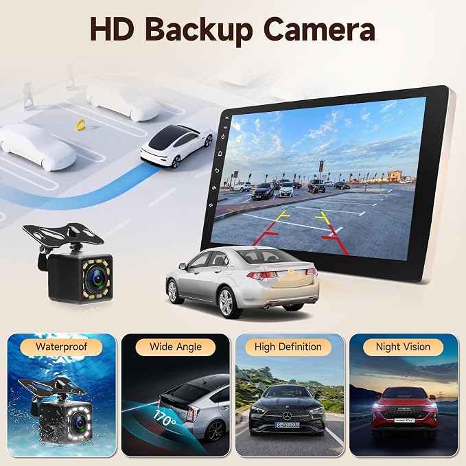 Linux Car Radio for Honda CRV 2007-2011 Fast Boot Wireless CarPlay & Android Auto, 9 Inch Touch Screen for Honda CRV Bluetooth FM 1280P Backup Camera SWC