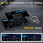 [4G+64G] Radio for Dodge Ram(2002-2006), Jeep Wrangler 2003-2006, Jeep Liberty 2002-2007, Jeep Grand Cherokee(1999-2004) – 6.86" HD Touchscreen Car Stereo with CarPlay Android Auto GPS SWC