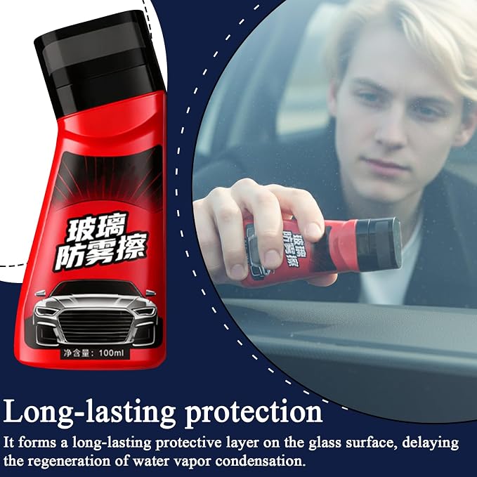 Car Window Anti Fog - 100ml Car Glass Polishing Defogger | Window Glass Defogger,for Windshield Mirror SUV RV Truck Motorcycle Automotive Exterior Vehicle Interior
