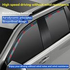 Window Rain Guards Visors for 2005-2023 Toyota Tacoma Double Cab, Out-Channel Window Vent Wind Shades Deflectors Shield for 05-23 Tacoma 4 Full-Size Cab