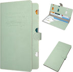 Car Registration and Insurance Holder, Vehicle Glove Box Organizer Cool Car Accessories, Car Document Holder for Cards, Driver License & Essential Document, JD-Green