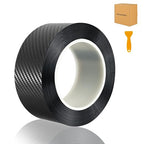Carbon Fiber Wrap Tape for Car Door Sill Protector, Waterproof Scratch-Resistant Matte Black Vinyl Film, 2in x 33 ft for Cars, SUVs & Trucks