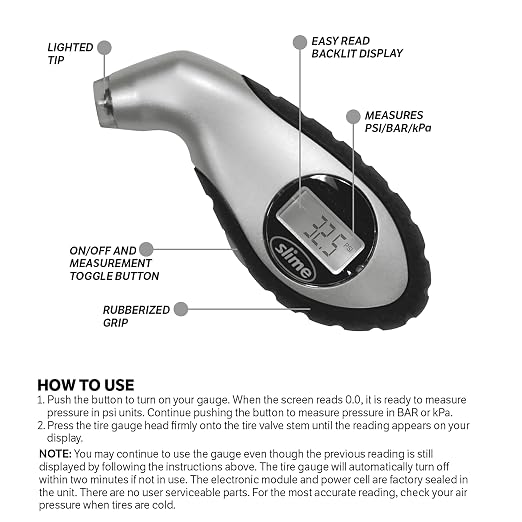 20017 Tire Pressure Gauge, Digital Gauge, 5-150 PSI