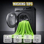 2-Pack Car Drying Towels, Large 36 x 28 Inch, 1300 GSM, Dual-Color | Twisted Loop Microfiber Towel for Cars - Absorbent Car Dry Towel and Car Wash Towel for Streak-Free, Paint-Safe Car Detailing