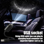 Ultra-High-Definition Car Projection – Galaxy Night Light Projector, USB Starry Sky Lamp with 360° Gooseneck & Dimmer for Bedroom, Ceiling Decor