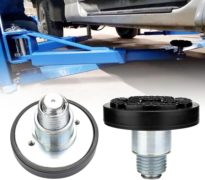 4pc 35mm Car Lift Pad Rubber Tray Heightening Feet Plus High Leg Pads Shaft Diameter