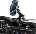 Dash Mounted Phone Holders for Your Car Dash Phone Mount for Car Dashboard Air Vent Multi-Mount 3 in 1 Vehicle Windshield Holder Compatible Multi-Device Clip Desk Mount