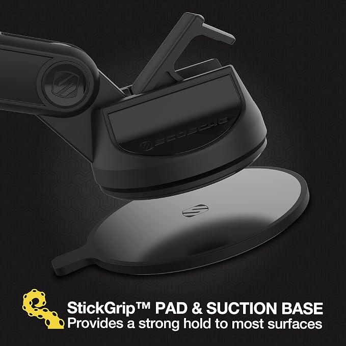 MP2WDEX2-XTSP MagicMount Pro2 Magnetic Car Phone Holder Extendo Telescoping Windshield or Dashboard Mount with Suction Cup Compatible with MagSafe, iPhones, Galaxy, Pixel & All Smartphones