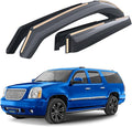 Goodyear Shatterproof in-Channel Window Deflectors for GMC Yukon XL 2500 2007-2013, Rain Guards, Window Visors for Cars, Vent Deflector, Car Accessories, 4 pcs - GY007712