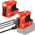 220W Power Inverter Compatible with Milwaukee 18V Battery, DC 18V to AC 110V-120V Portable Power Supply Inverter with 1 AC Outlet, 1 USB & Type-C, 1 12V DC & 200LM LED (Tool Only)