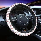 4th of July American Flag Steering Wheel Covers Universal 15 Inch Non Slip Neoprene Car Steering Wheel Protector Covers for Men Women