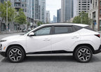 2024-2026 Tape-On Rain Guards Compatible with Hyundai Kona Side Window Visor Deflectors SE SEL Convenience N Line S Limited 2025