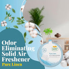 Solid Air Freshener Pure Linen, Pack of 2, 8-Ounces Each