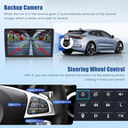 [4G+128G] Android 15 Car Radio for Toyota Corolla EX 2005-2012 Car Stereo with Wireless Carplay/Android Auto, 9 Inch HD Touchscreen with GPS WiFi Bluetooth FM/RDS EQ SWC Backup Camera MIC