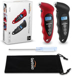 Digital Tire Pressure Gauge 150 PSI 4 Settings with Backlight LCD Tire Gauge for Cars, Motorcycles and Bikes with Non-Slip Grip, 2 Pack