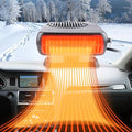 Car Heater,12V 200W Portable Car Heater that Plugs into Cigarette Lighter,Defroster for Car Windshield,2 in 1 Heating & Cooling Fans,with Hidden Handle Car Heaters for Vehicle