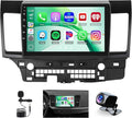 4G 128G for Mitsubishi Lancer 2007-2012 Radio CarPlay 10.1" Incell Touchscreen Car Stereo Android 15 Android Auto Bluetooth 5.0 GPS WiFi 15UI Backup Camera