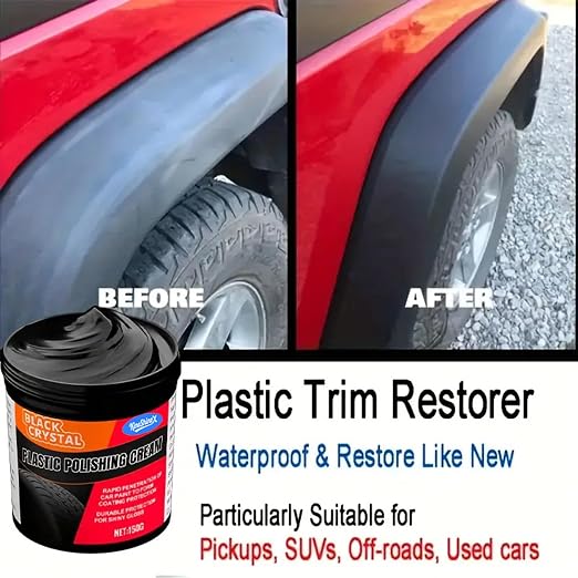 Multi-Purpose Restorer, 300g Black Polish for Removing Scratches from Car Exterior Interior & Home Items
