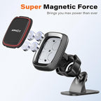 Magnetic Phone Holder for Car, Dashboard Magnetic Car Mount, 360° Rotation Magnet Phone Mount with Strong VHB Adhesive, for All Cell Phones