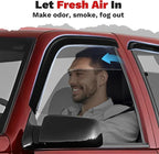 Window Visors Rain Guards for 1988-1999 Chevy/GMC C/K1500 2500 3500 Extended Cab Accessories, Outside-Mount Tape-On Side Window Wind Deflectors Vent Visors Shades Rainproof 4PCS