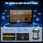 8 Core Radio for Toyota Sienna 2004-2010 Stereo Wireless Carplay Android Auto, 9” Touch Screen for Sienna Android Head Unit BT/Voice Control/GPS/WiFi/Camera/SWC/FM