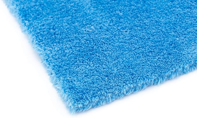 Eagle Edgeless 500 (3-Pack) Professional Korean 70/30 Blend Super Plush Microfiber Detailing Towels, 500GSM, 16in x 24in, Blue