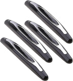 4PCS Car Door Edge Guards, Anti-Scratch Car Door Protector Trim Strip with Self Adhesive, Universal Door Guards for Cars Trucks SUVs, Exterior Car Accessories (Black)