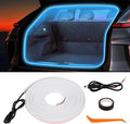 Car LED Strip Lights - Trunk Cargo Ambient Lighting, Ice Blue 7000K, 118.11 inches Flexible Cuttable LED Light Strip, Easy Install, Waterproof, Universal Fit for Car Trunks, SUVs, and Vans