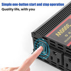 3000 Watt Power Inverter with LED Display,Dual AC Outlets,USB Port, 24V DC to 110V AC Converter Car Power Inverter for Vehicles, Car, RV, Truck, Off Grid Solar System, Outdoor Camping
