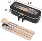 Clear Makeup Bag - TSA Approved Toiletry Bag for Carry-on & Checked Luggage, Water Resistant Car Storage Organizer with Reinforced Seams